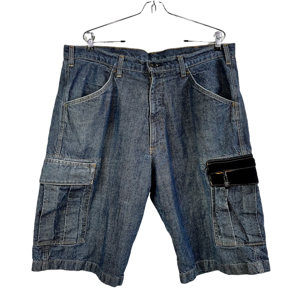Vintage Ralph Lauren Polo Jeans Co Sz 40 Military Surplus Denim Cargo Shorts